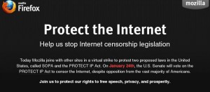 Protesta Mozilla